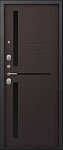 Дверь A-01 черный сатин - лиственница тёмная DIS007327 фото