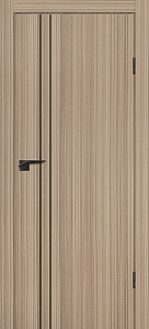 Товар Межкомнатная дверь P-20 AL черный молдинг Эвкалипт тасманский