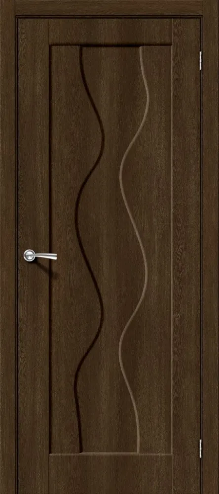 Межкомнатная дверь Вираж-1 Dark Barnwood BR3973
