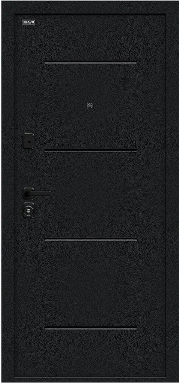 Товар Дверь Браво Граффити-1 Инсайд/SBlack Букле черное/Slate Art DIS007409